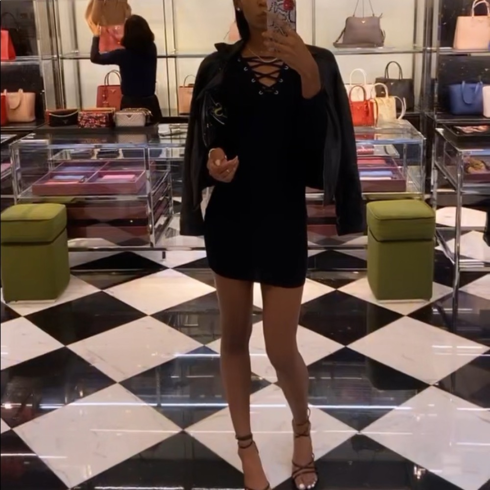 Front strap dress